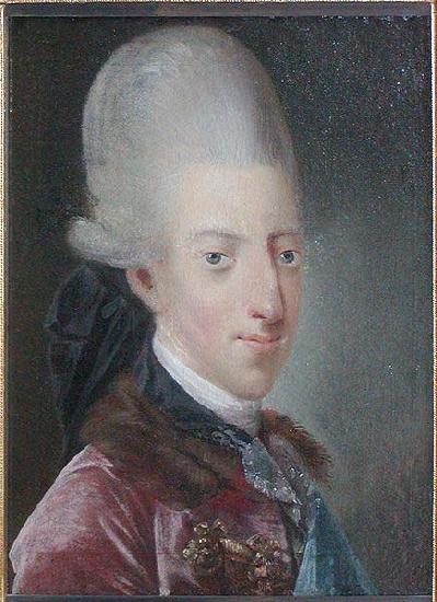 Jens Juel Portrait of Christian VII of Denmark oil painting image